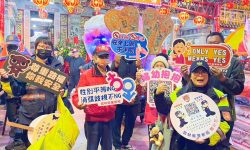 水林蕃薯寮媽夜巡熱鬧登場　北港警交管維安與防詐宣導1